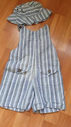 Nohavice na traky s klobukom 18-24m, 92