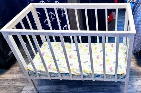 Detská postieľka(drevená)s matracom, šírka (cm): 55,dĺžka (cm): 100