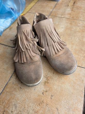 Hnedé členkove topanky 37, 37