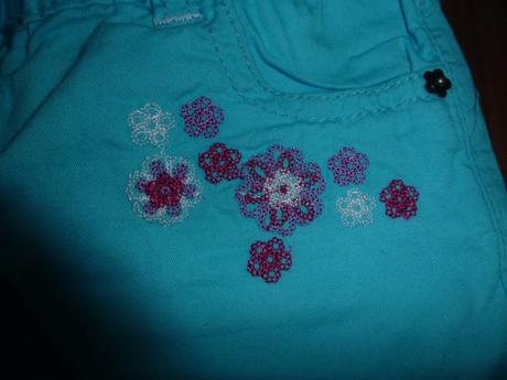 Tyrkysové šortky, palomino,104