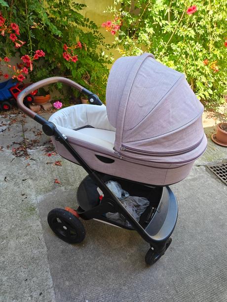 Stokke trailz carrycot novorodenecky + stolicka, stokke,stokke trailz classic