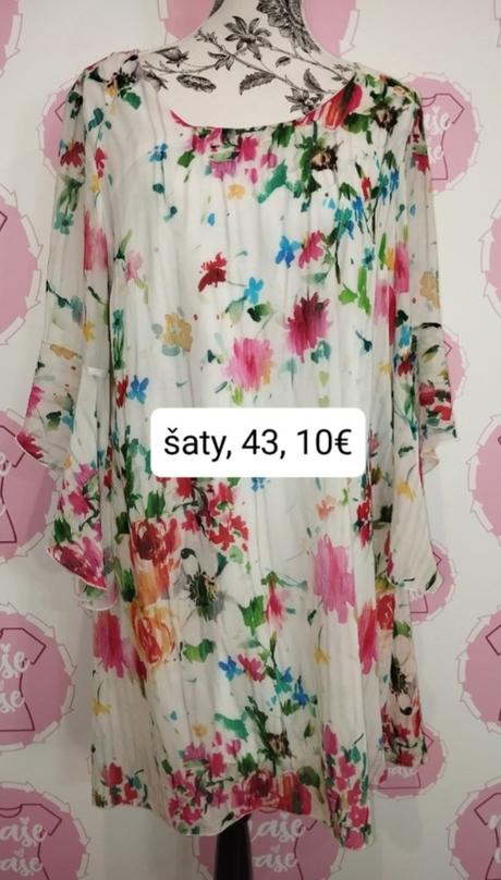 Krásne šaty- tunika, 44