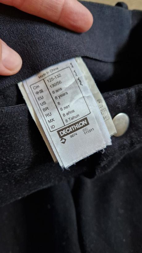 Nohavice jazdecke top stav, decathlon,134