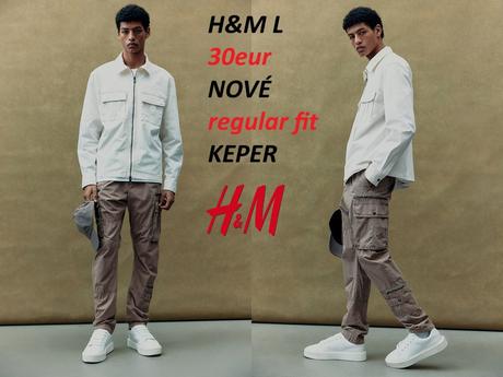 Cargo nohavice hm (kapsáče), h&m,l / m