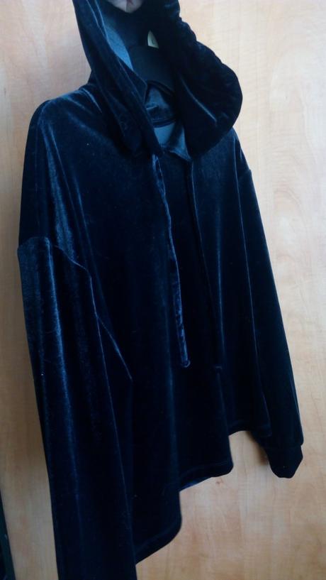 Semišová mikina, s