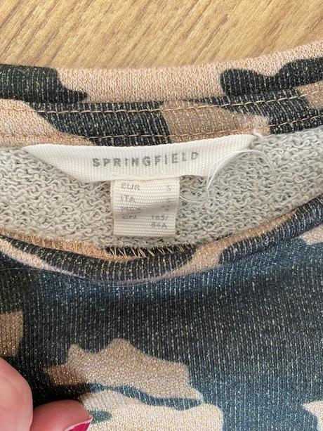 Maskačova trblietava mikina springfield, s