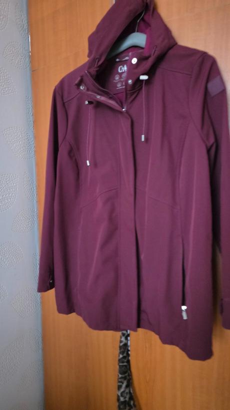 Bordova bundicka prechodna damska48, c&a,48