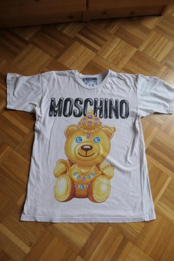 Moschino icon bear original luxusne dlhsie tricko, moschino,s