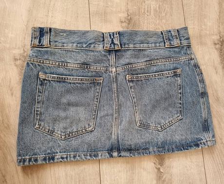 Riflová minisukňa pull & bear č.38, pull&bear,38
