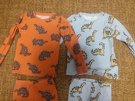 2x pyžamo dino, next,122