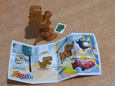 Kinder hračka vt052 dinosaurus, 