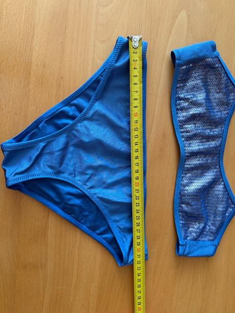 Flitrovane modre plavky calzedonia, calzedonia,158