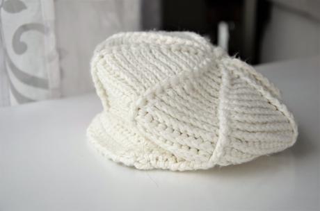 Pletená čiapka so šiltom-98/104, 98