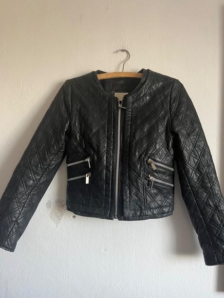 Mango trendy kozena bunda velk s prava koza presiv, mango,s