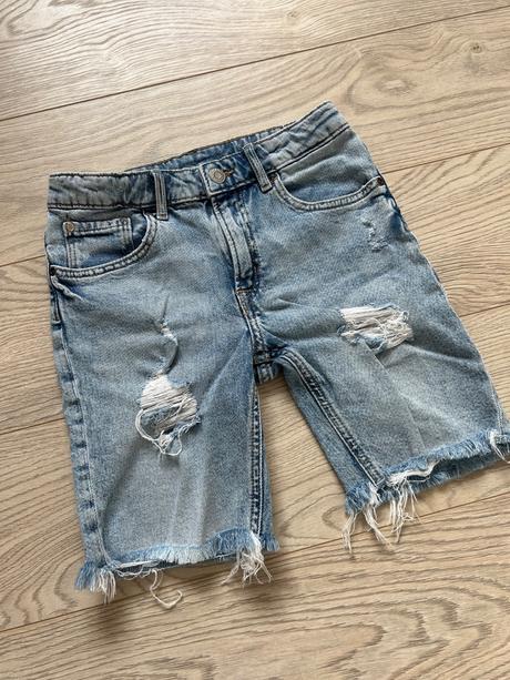 Kratke rifle, denim,128