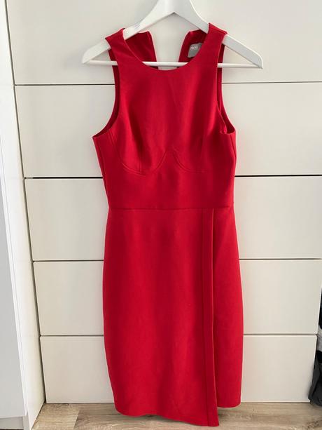 Cervene saty asos xs, xs