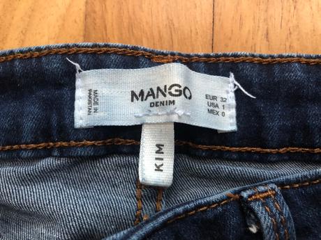 Nohavice mango denim 32, mango,32