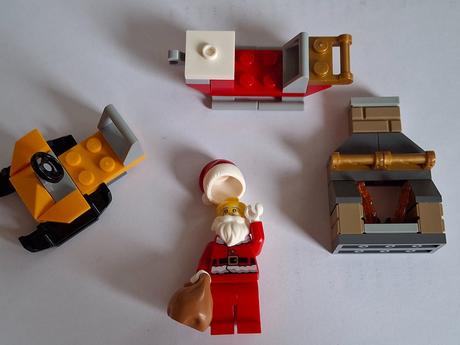 Lego figúrka santa mikuláš, 