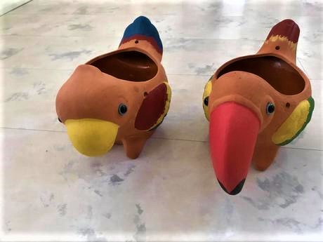 Terakotové záhradné kvetináče,