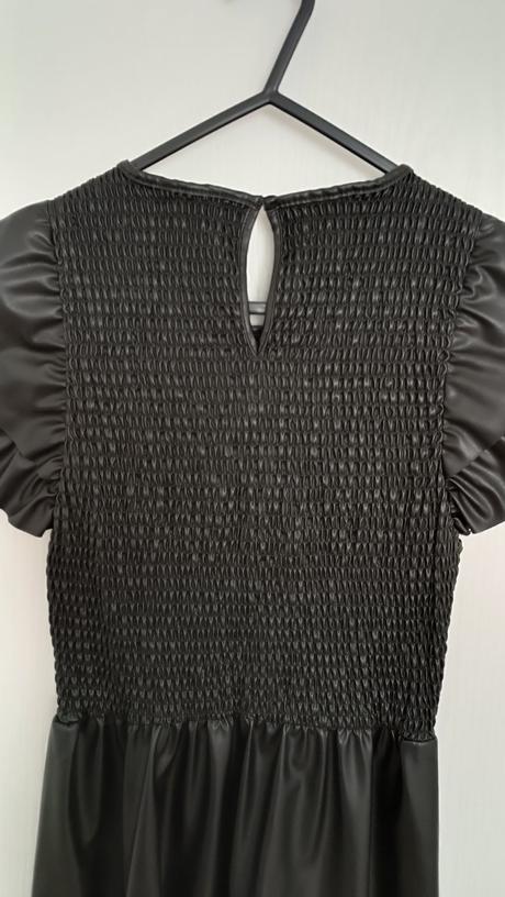 Šaty koženkové, zara,s