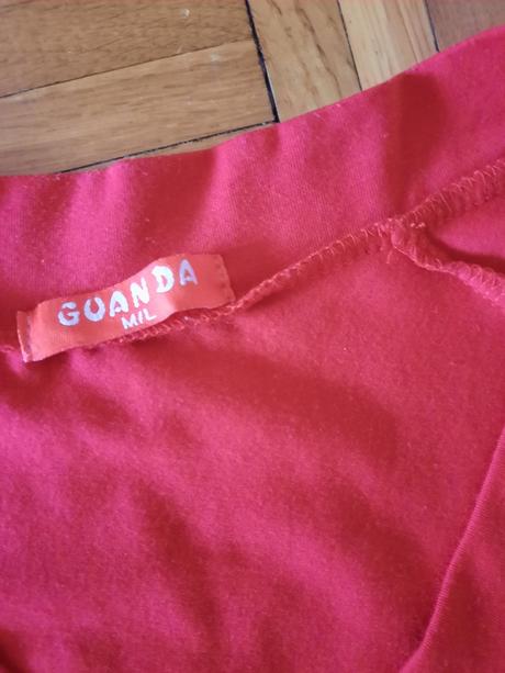 Dámske červené tričko/ top, m