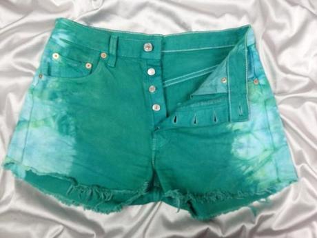 Kvalitné riflové kraťasy, s