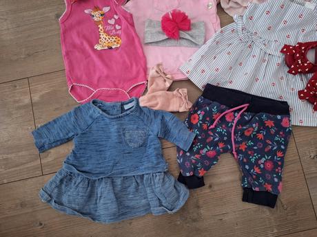 Letný balík pre dievčatko 0-3 mesiace, 50–62
