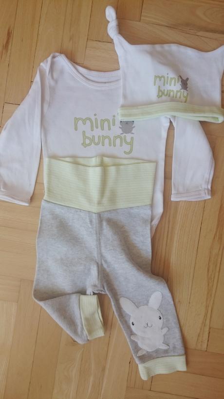 Zajačikový kompletík, h&m,62