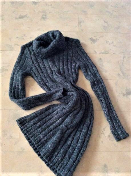 Pletené šaty s/m, m