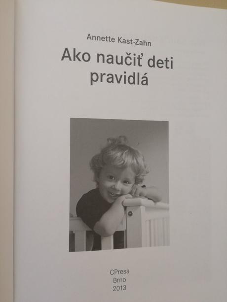 Kniha ako naučiť deti pravidlá,