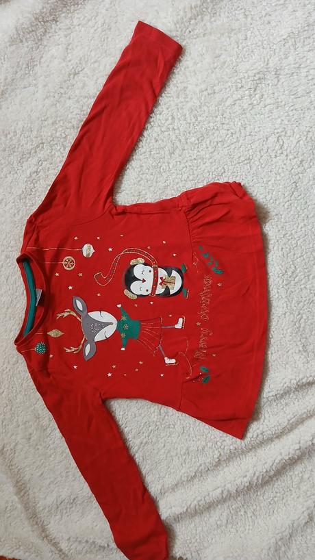 Vianocna sukna a vesta 98 a tricko, 86–98