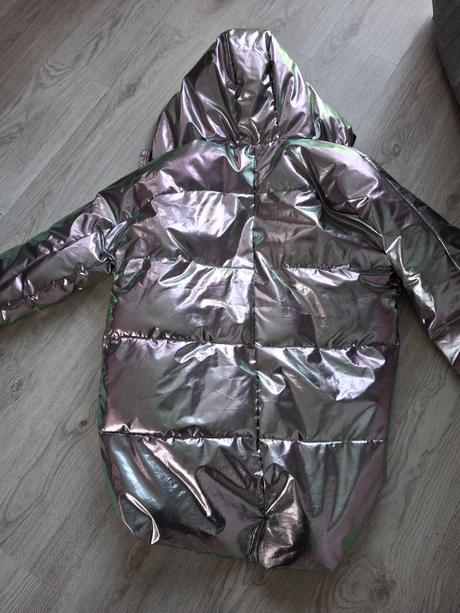 Holograficka bunda oversize, reserved,40