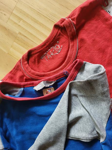 2x tričko 92 lindex a taro cena spolu, lindex,92