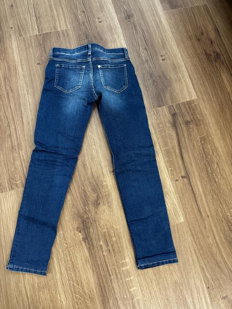 Zateplené dievčenské džínsy h&m s podšívkou, h&m,134