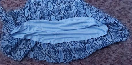 Modré šaty, orsay,s