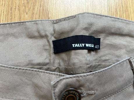 Nohavice tenké krémové, 40