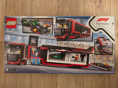 Lego city 60445 kamión f1 s autami rb20 a amr24 f1,