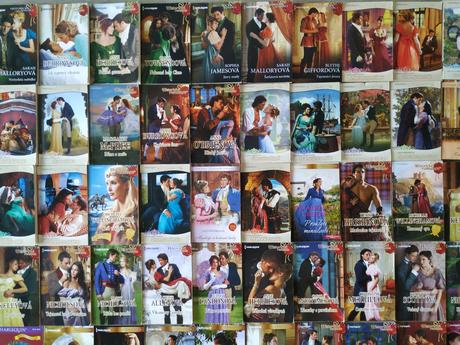 Historická romanca- harlequin, 