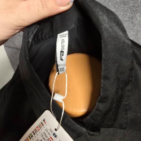 Cierna bluzka, fishbone,xs