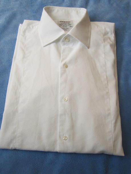 Biela pánska košeľa--42, 42