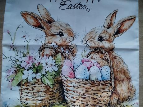 Vintage obliečka veľkonočná, 