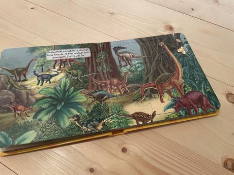 Dinosaury - knizka s puzzle, 