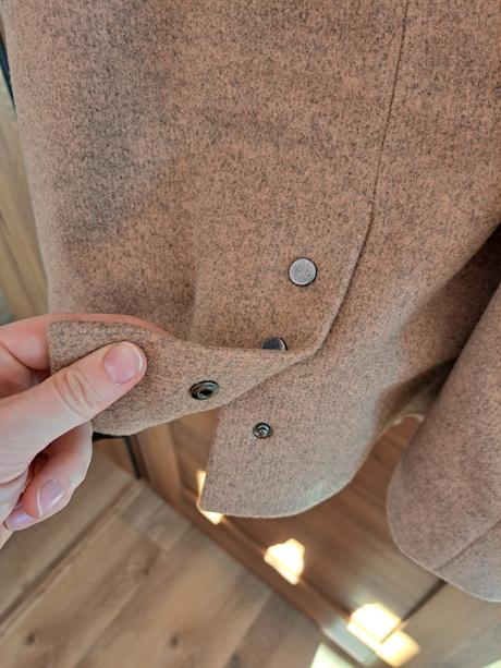 Zimny dlhy kabat, ad style,xxl