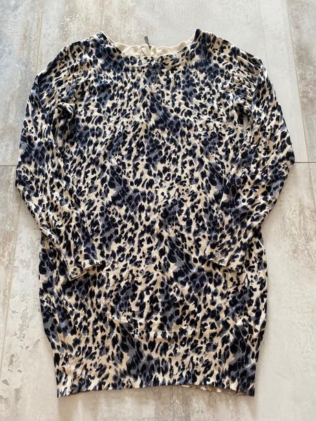 Tigrované svetrikove šaty, f&f,38