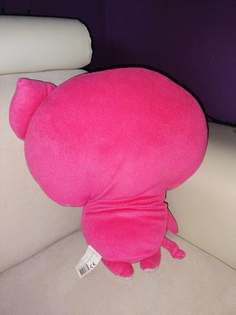 Maxi ružové plyšové prasa, 