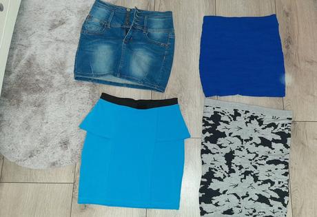 4x dámska mini sukňareserved, zara, vila, s
