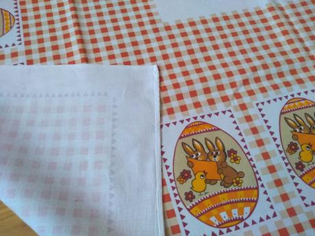 Retro veľkonočný obrus 139x110 - 25eur, 