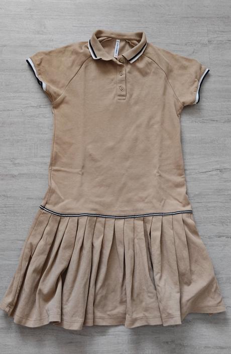 Cocodrillo béžové bavlnené šaty 11-13 rokov, coccodrillo,158