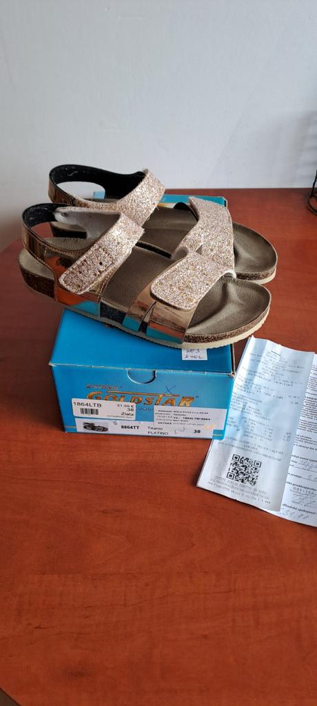 Sandále, protetika,38