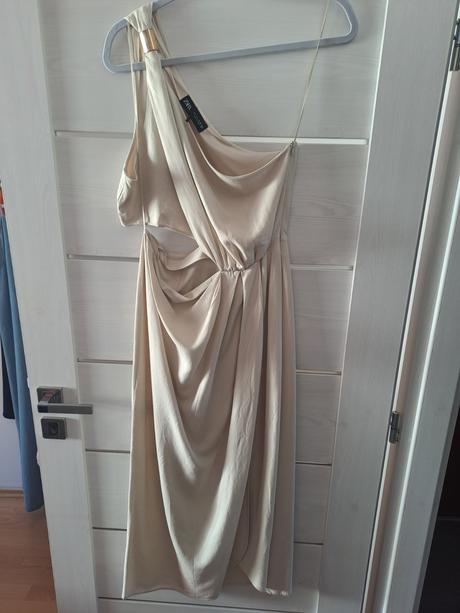 Béžové letné šaty zara, zara,l